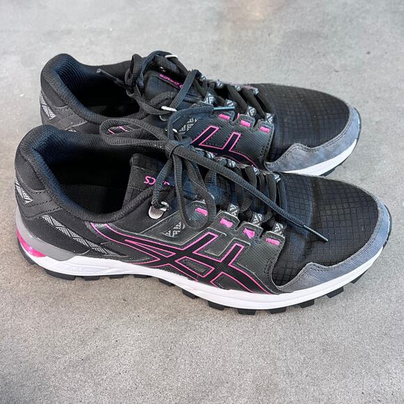 Asics Gel Citrek Black Womens running shoes size 9 athletic walking sneakers - Picture 2 of 8